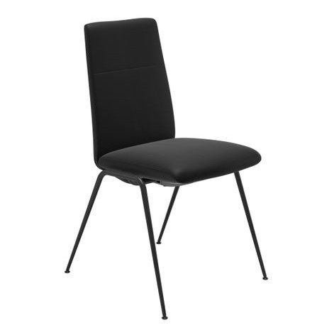 Sort Chili Lav Ryg D300 Pal Stressless Spisestol