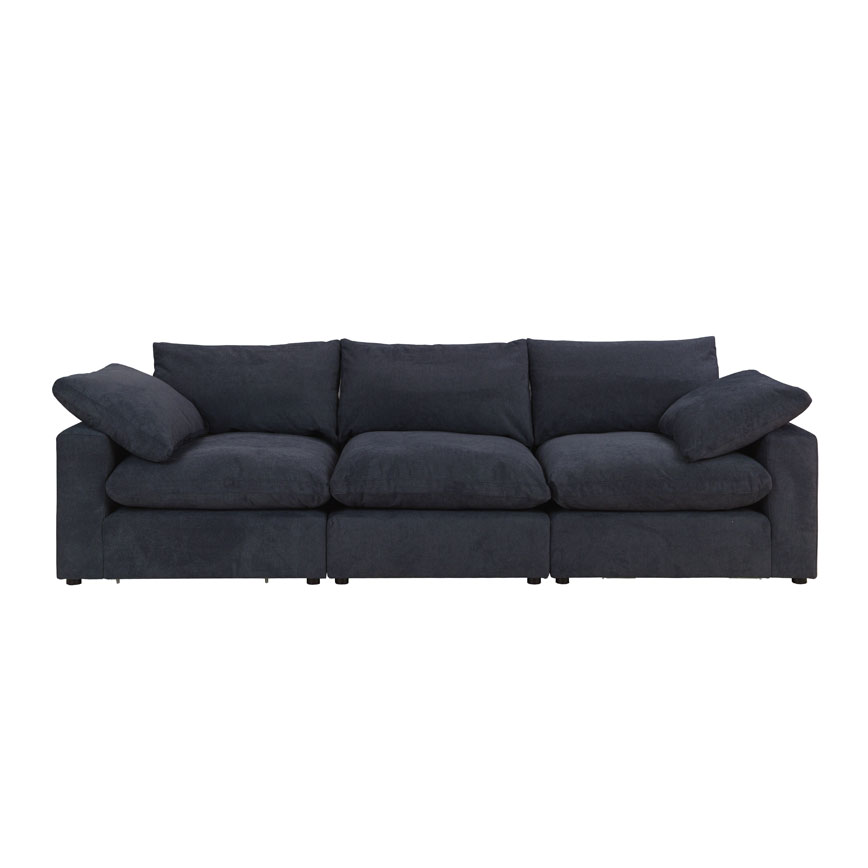 Lazy Med Dun 119boss 21shellblue Topline Sofa