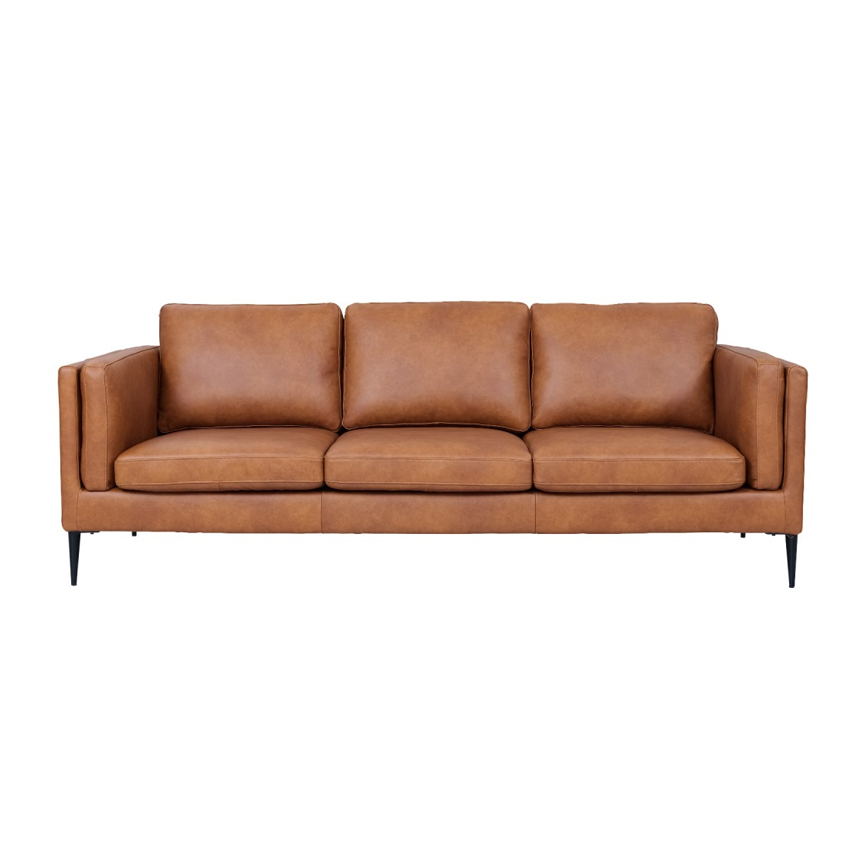 Valencia 3pers Cognac Læder 340454 Furnhouse Sofa