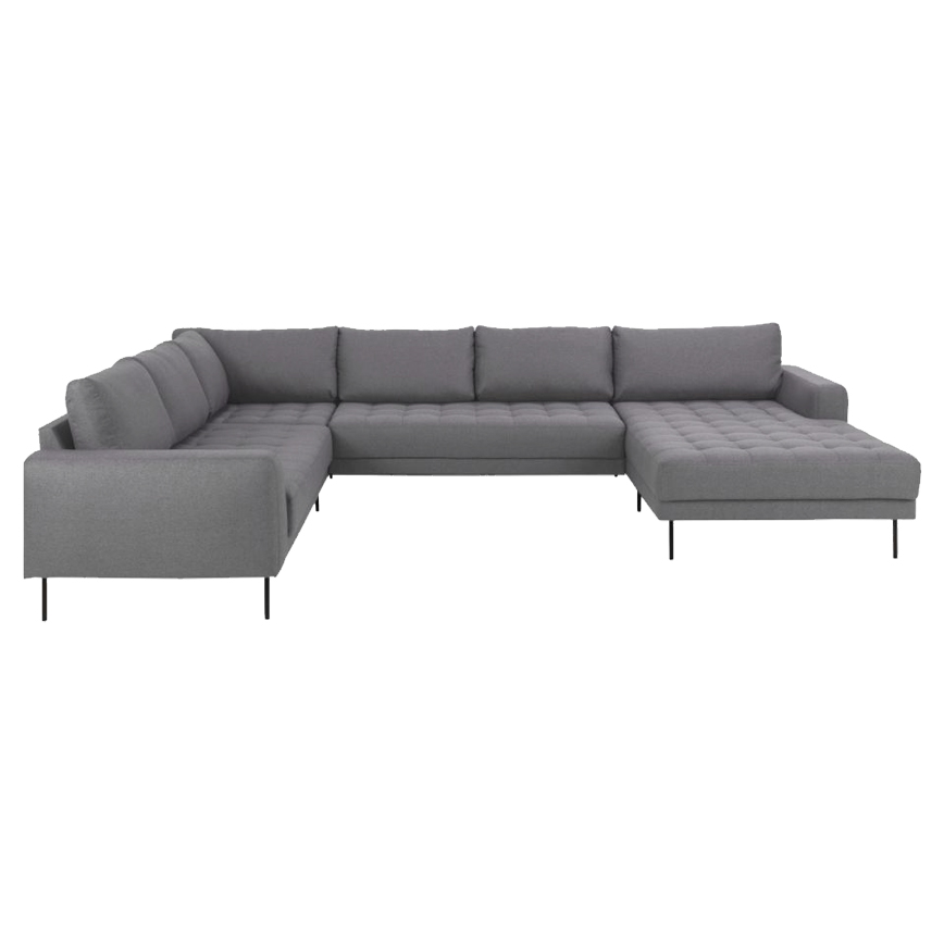 Rouge Basel Light Grey 344x254x85cm 22794 Actona Sofa