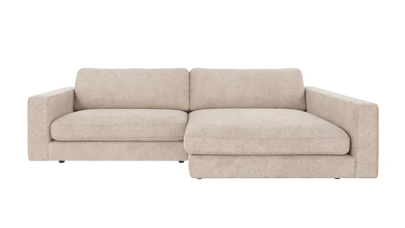 Grå Rowico Duncan Pers Modul Højre Chaiselong Lyse Stof Rowico Home Sofa - 7340126558409