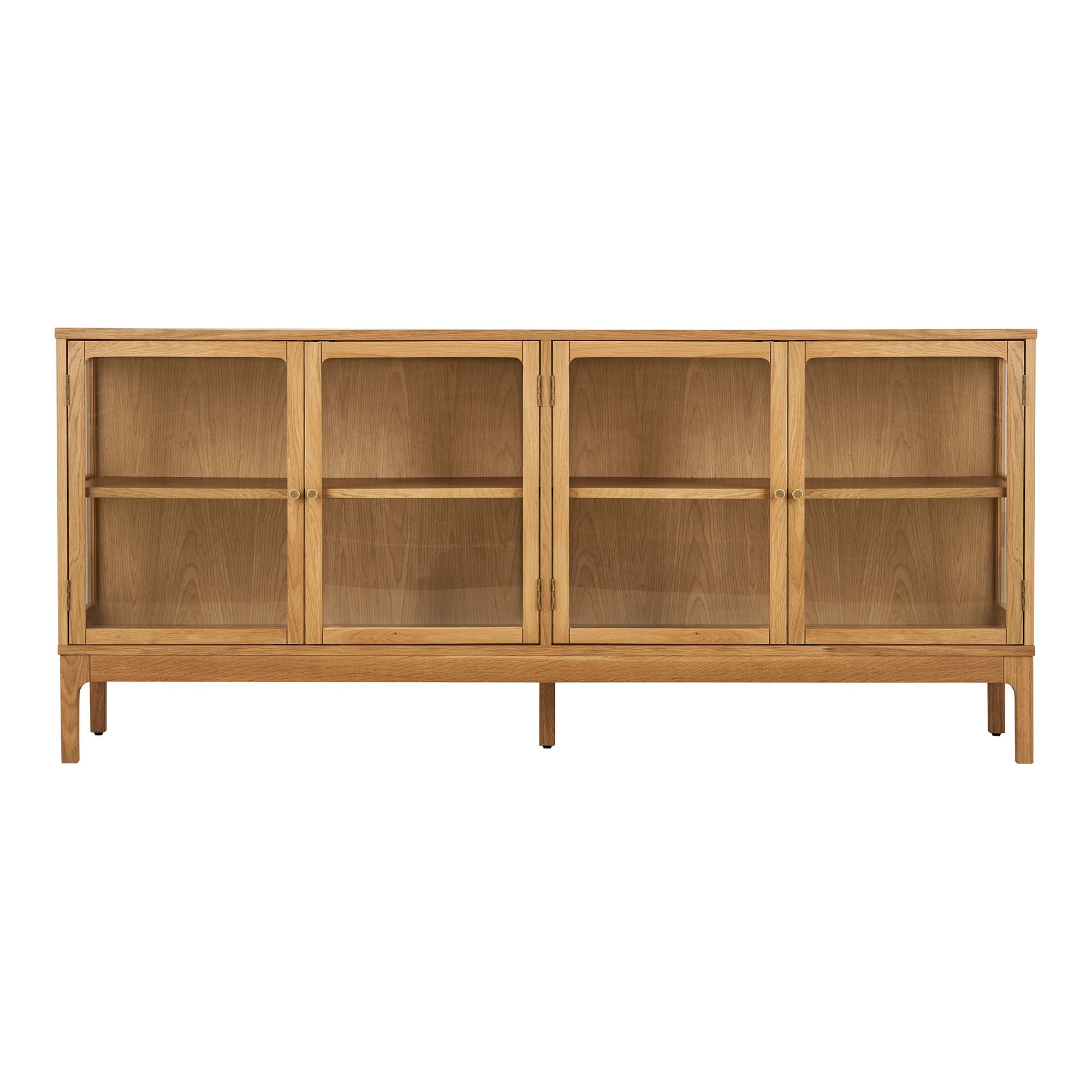 Eg Zamora Glaslåger Hylde Efiner Hærdet Glas Natur 40x180x80 Housenordic Skænk - 5713917040568