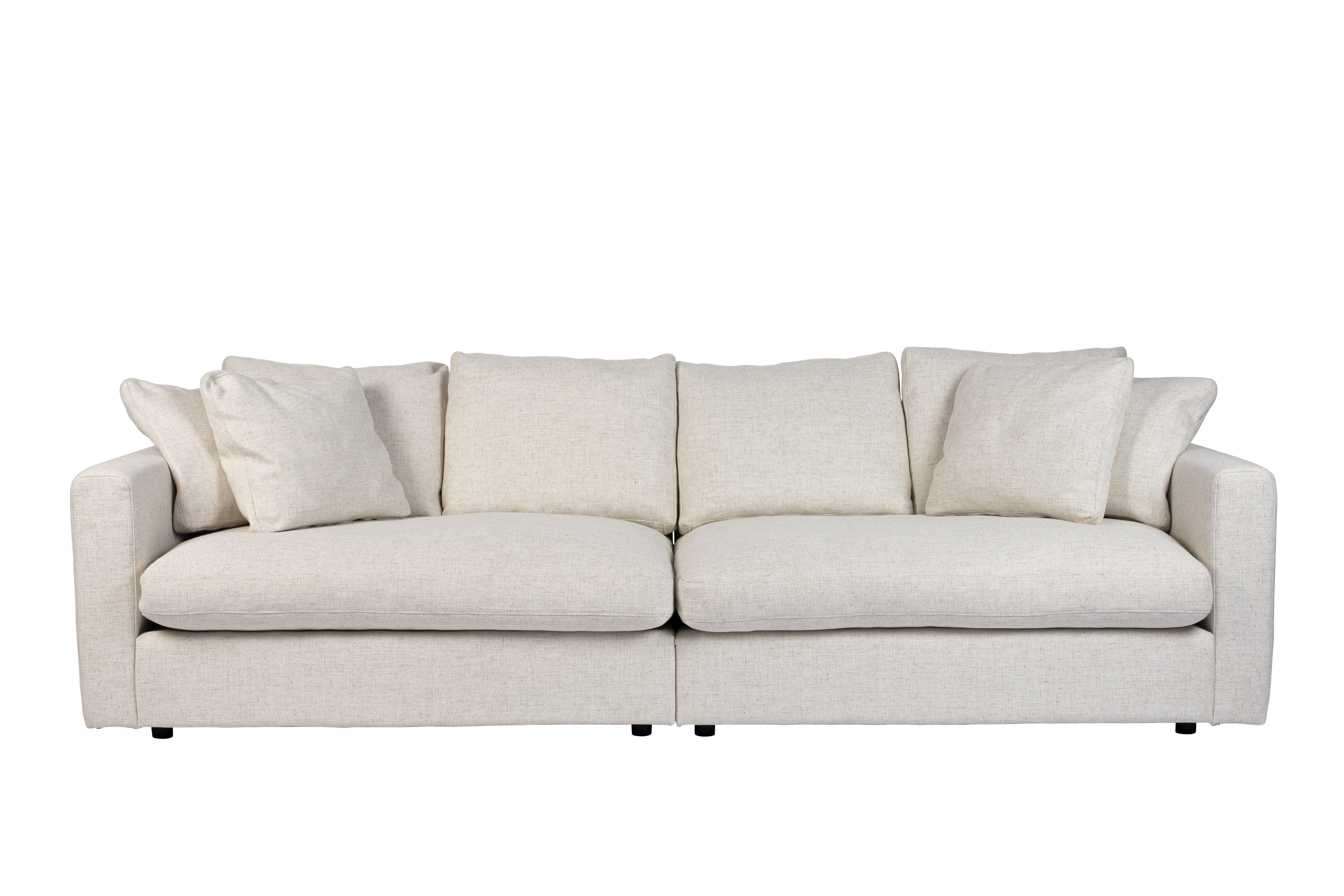 Beige Sense Personers Creme Polyester Plast Zuiver Sofa - 8718548058415