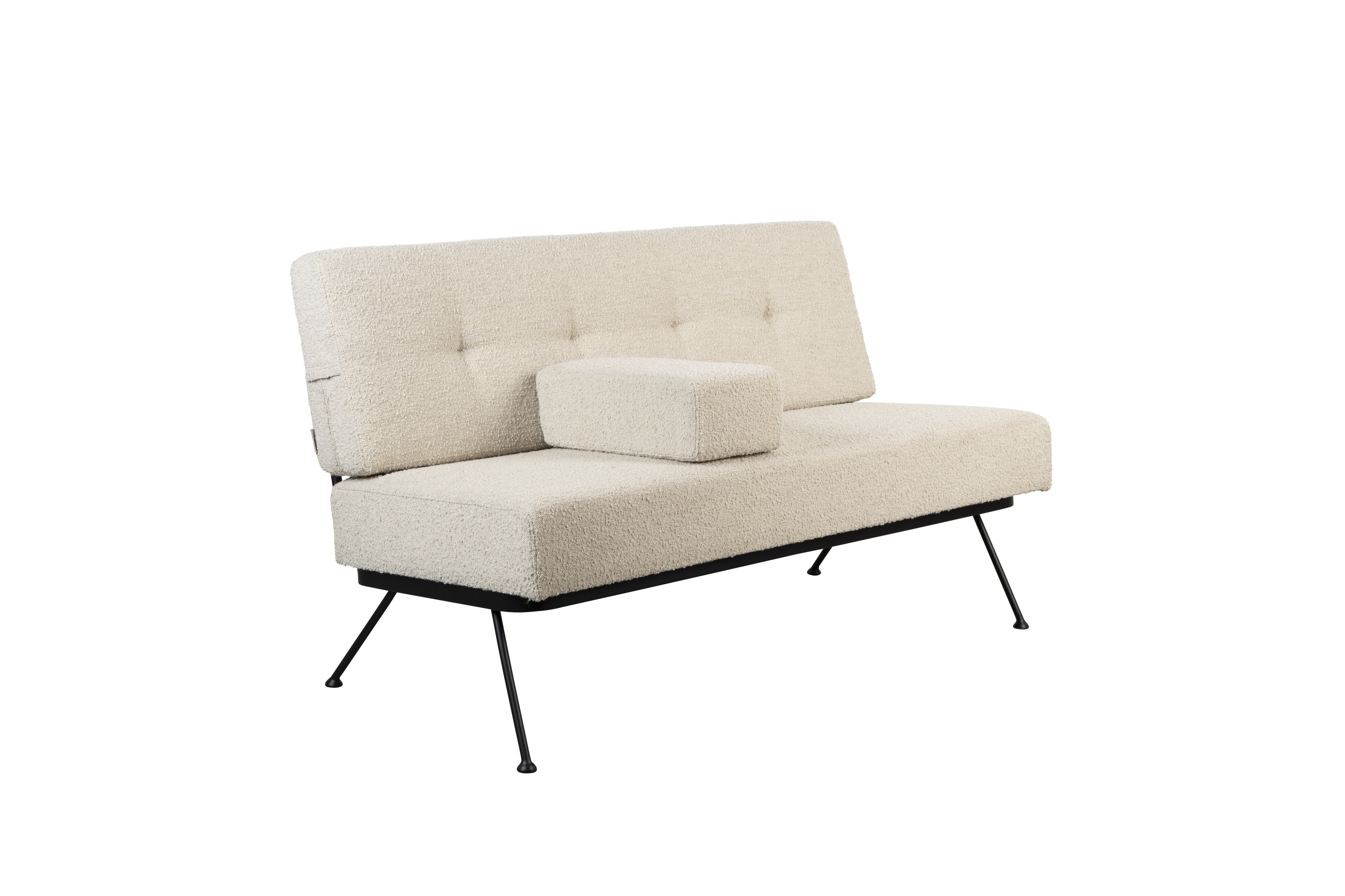 Beige Bowie Polyester Stål Zuiver Sofa - 8718548065338