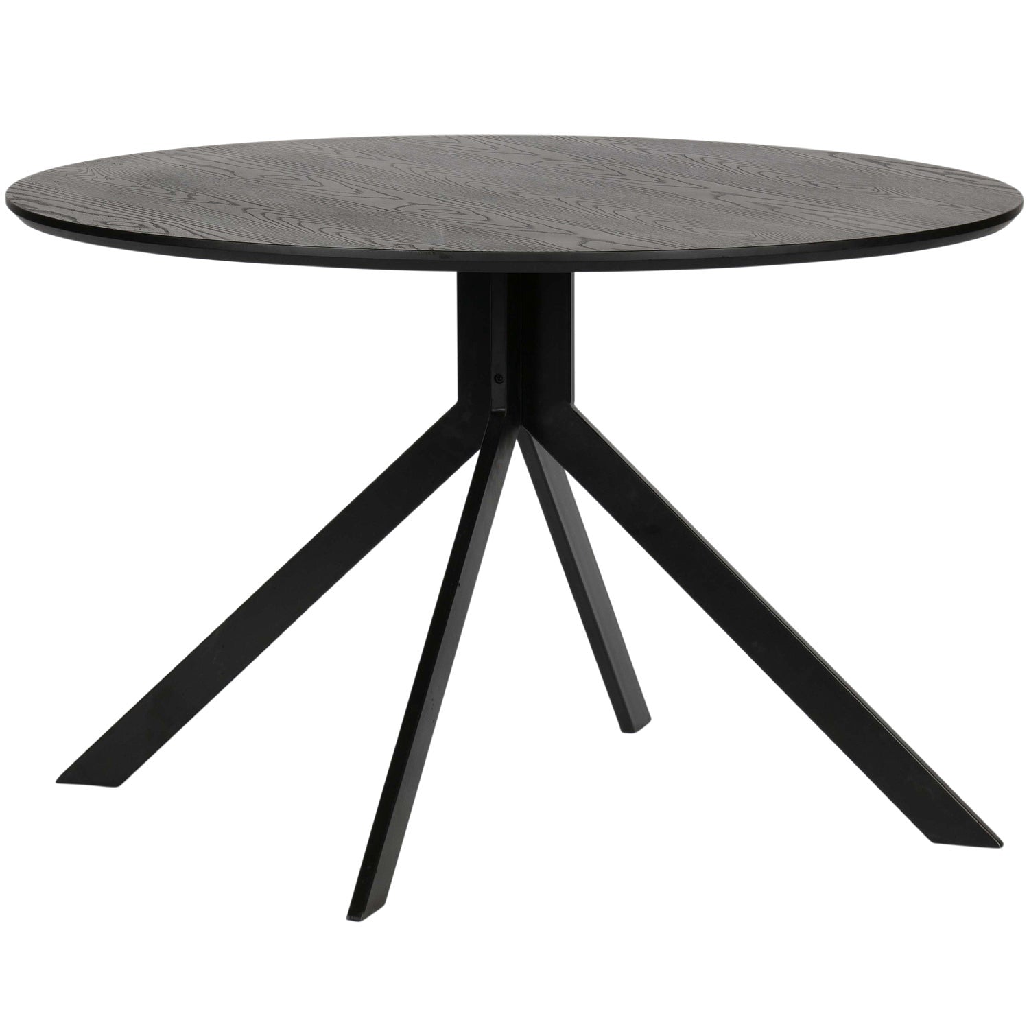 Sort Bruno Rundt Mdf 75x120x120 Woood Spisebord - 8714713086580