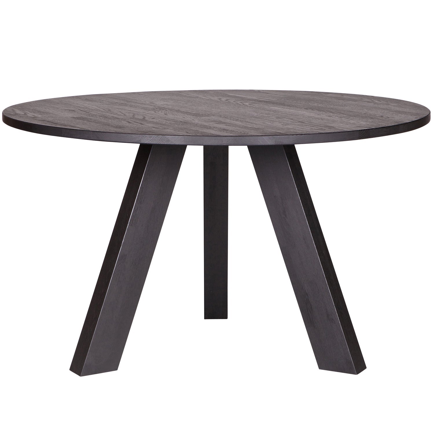 Sort Rhonda Rundt Blacknight Fsc 77x129x129 Woood Spisebord - 8714713047017