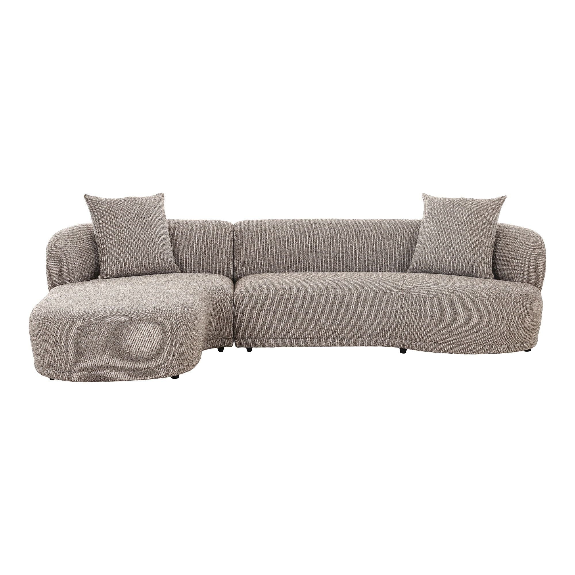 Kingston Venstrevendt Brun 294x90 175x69 House Nordic Sofa - 5713917035076