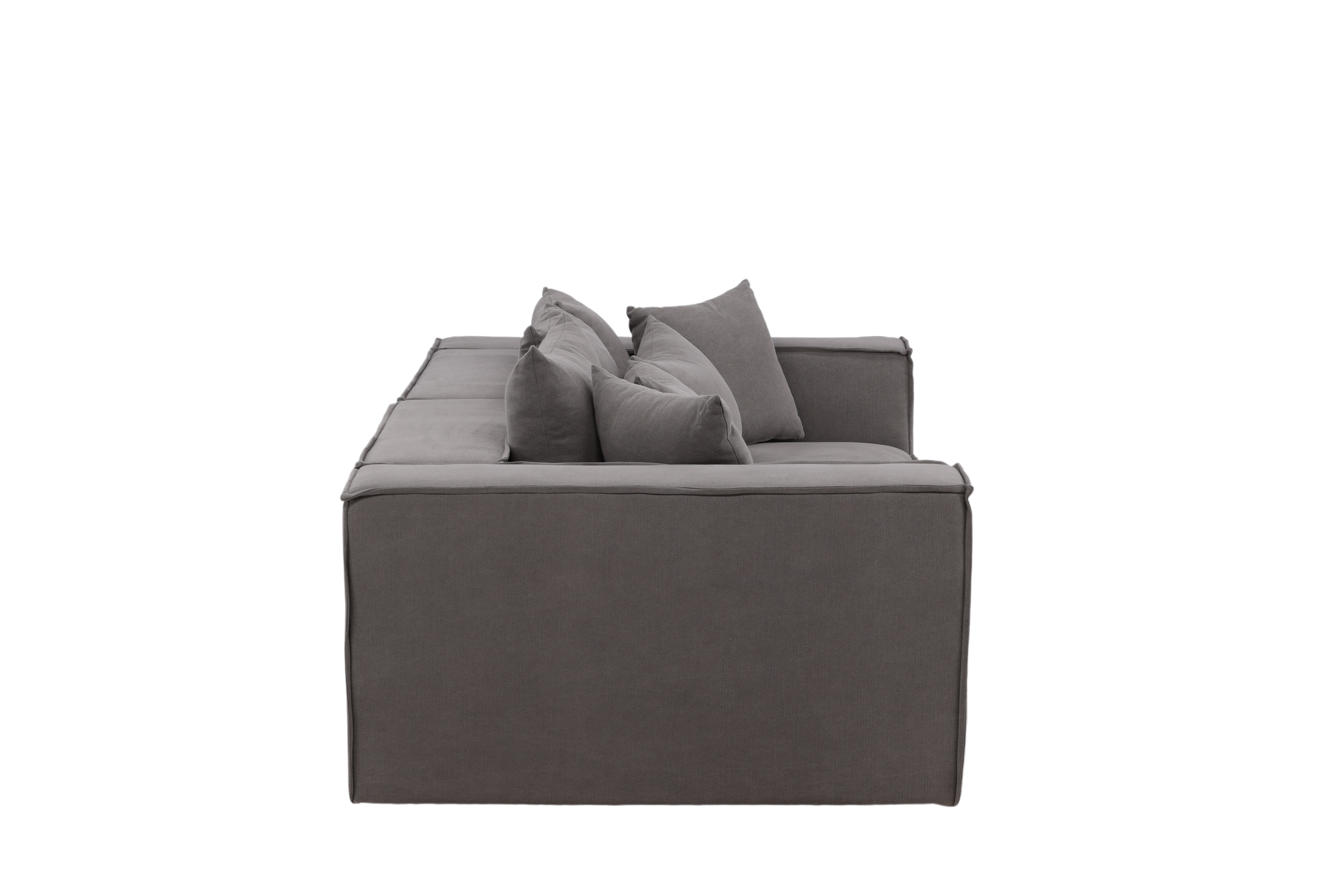 Grå Gillholmen Stof Linned Vind Collection Sofa - 7340206969828
