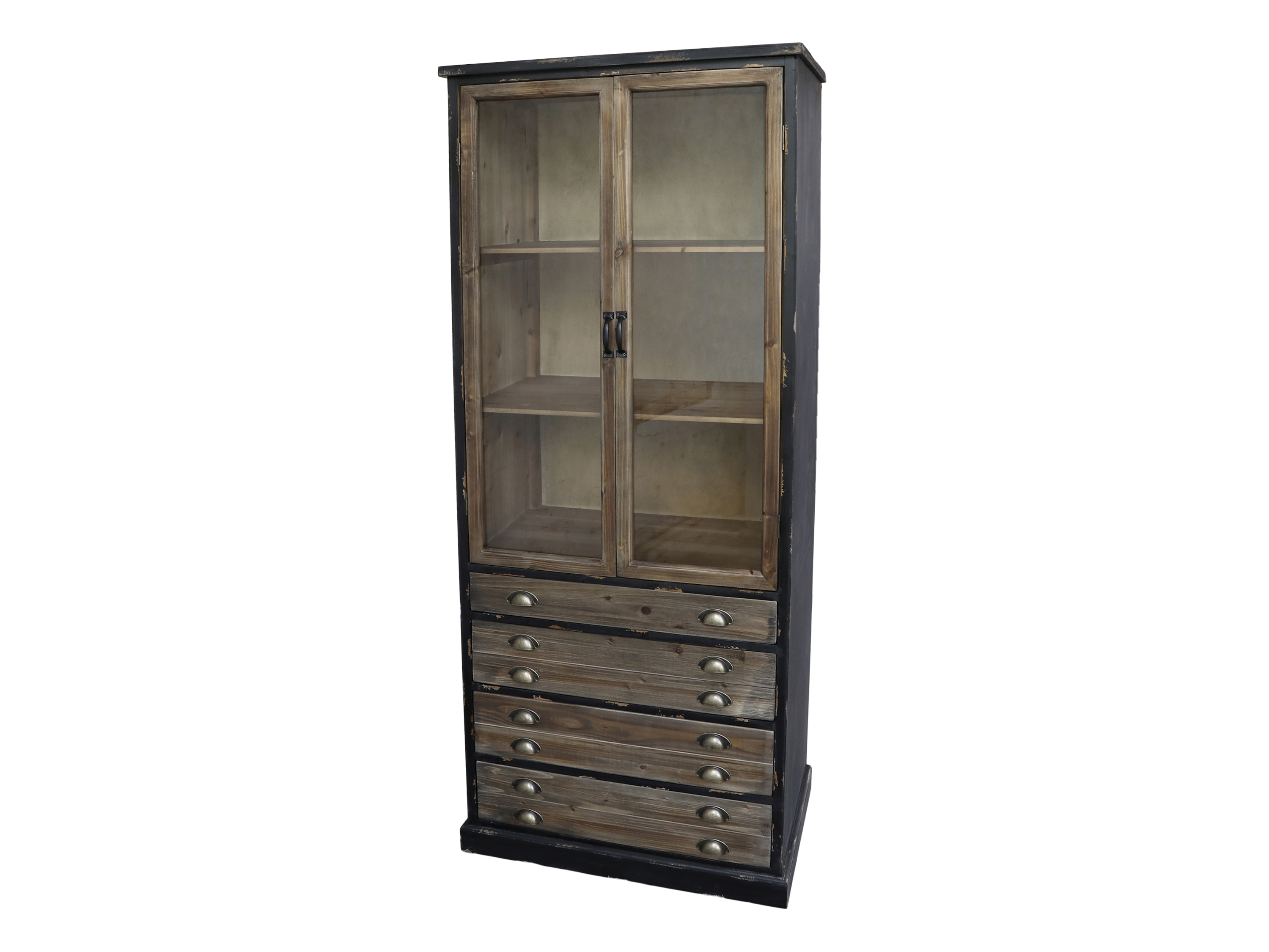 GlaslÅger Skuffer 191 Chic Antique Vitrineskab - 5712750324781