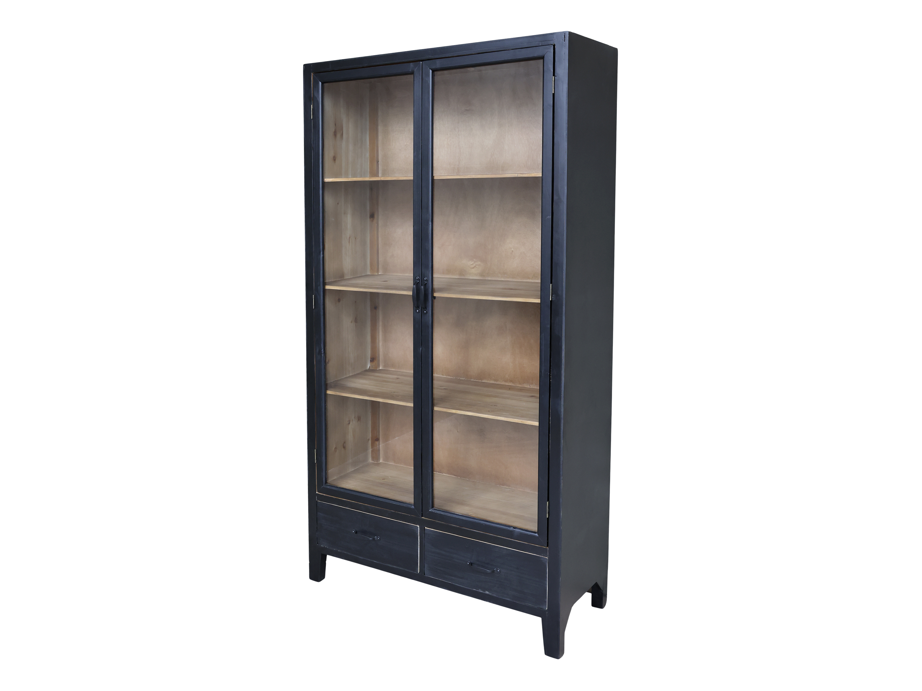 GlaslÅger Hylder 195 Chic Antique Vitrineskab - 5712750350810