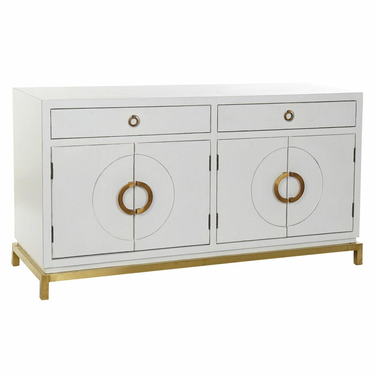 Hvid Kamakura Guld Metal Poppel 150 Skænk - 8424001628261
