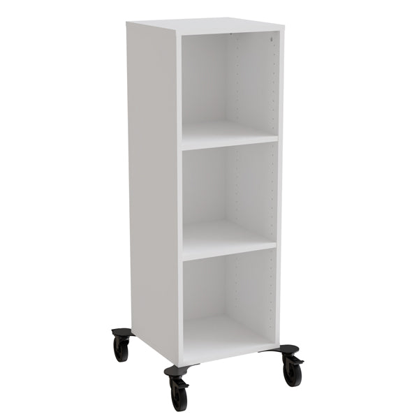 Hvid Stig Laminat Rum Stående Med Hjul Form O Miljö Reol - 7042423833660