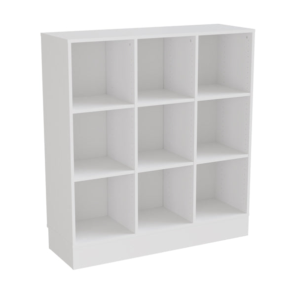 Hvid Stig Laminat Rum Med Sokkel Med Ryg Form O Miljö Reol - 7042423891103