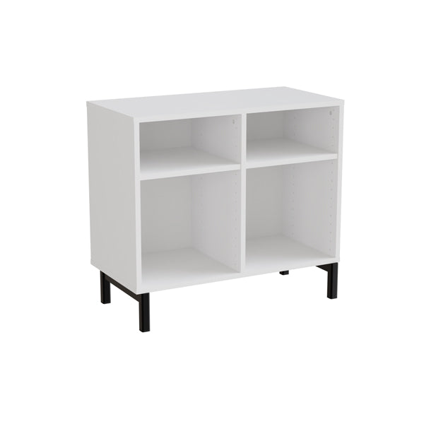 Hvid Stig Laminat 2 Rum Med Ben Form O Miljö Reol - 7042423894272