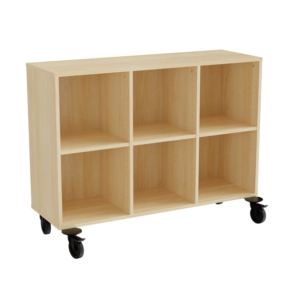 Stig Birk Laminat Rum Liggende Med Hjul Med Ryg Form O Miljö Reol - 7042423895781