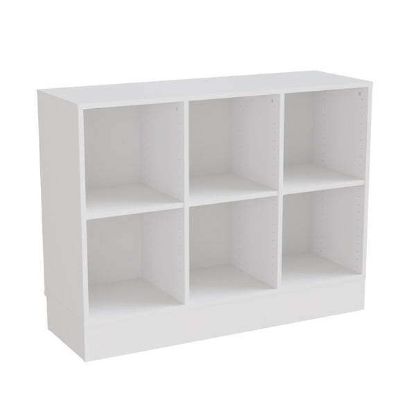 Hvid Stig Laminat Rum Liggende Med Sokkel Med Ryg Form O Miljö Reol - 7042423895873