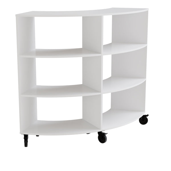 Hvid Stig Laminat Rum Buet Med Hjul Form O Miljö Reol - 7042423834315