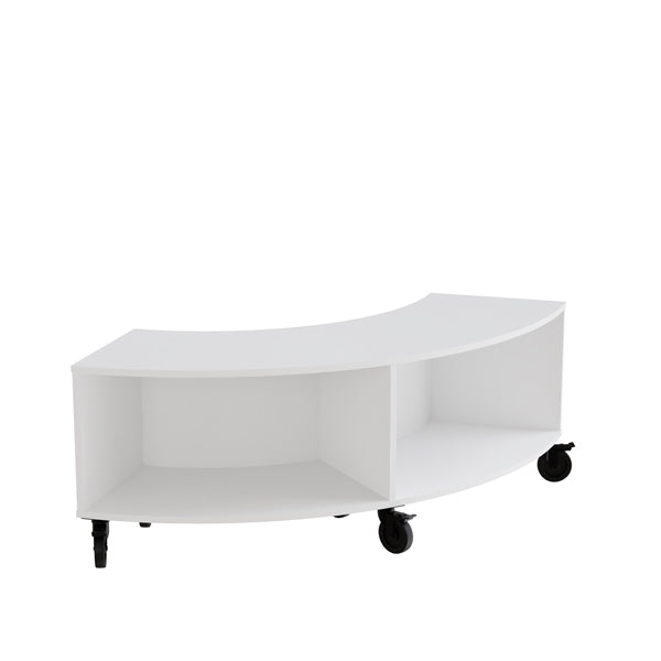 Hvid Stig Laminat Rum Buet Med Hjul Indv Ryg Form O Miljö Reol - 7042423897594