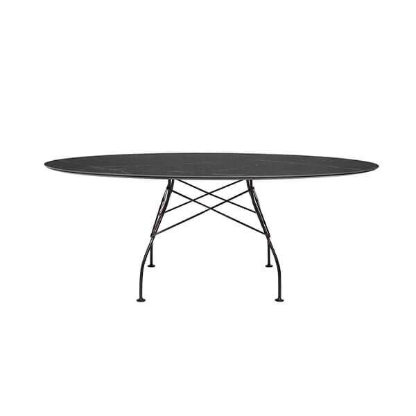 Sort Glossy 192x118 Black Stel Kartell Spisebord - 8058967294330