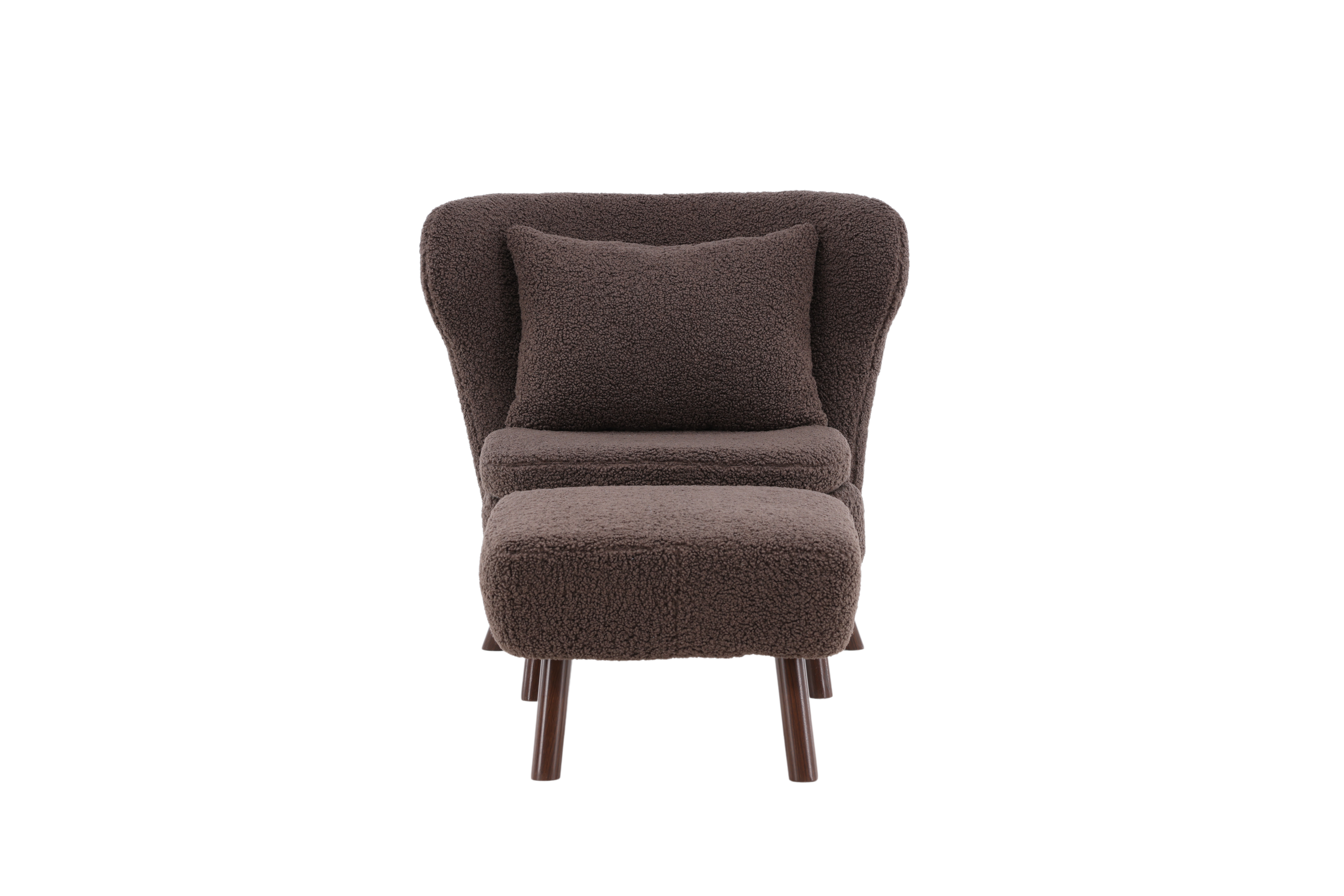 Brun Ryx Polyester Stål Vind Collection Lænestol - 7340206963055