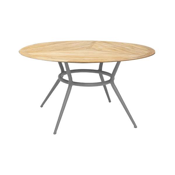 Cane Line Joy Rundt Ø144 Stel: Lysegrå Bordplade: Teak Cane-line Spisebord
