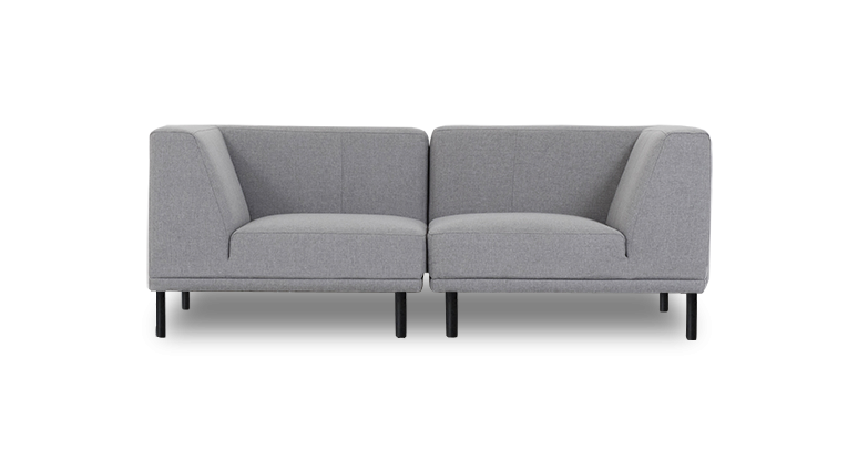 Lysegrå Paris Personers Moduleroprydningssalg Sofa.dk Sofa