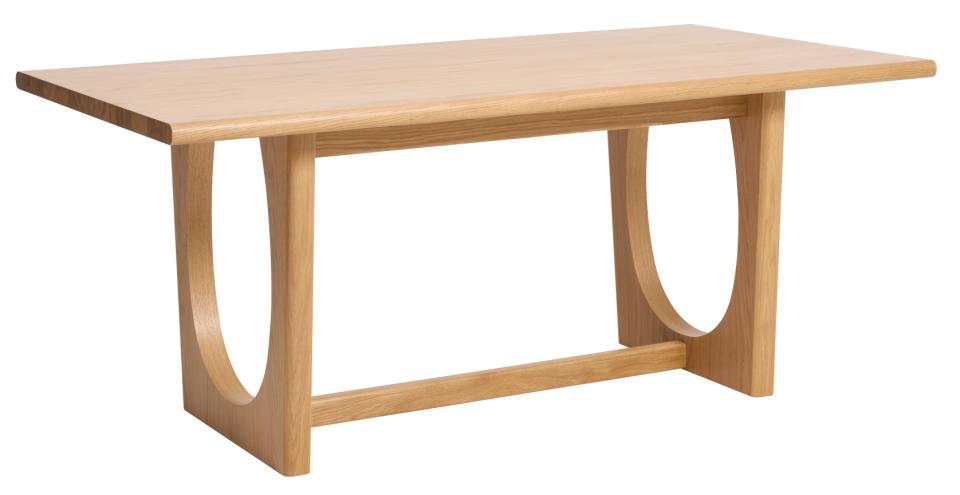 Natur Unique Furniture Flow Udtræk Egetræsfinr 95x180 Spisebord - 5704745176253