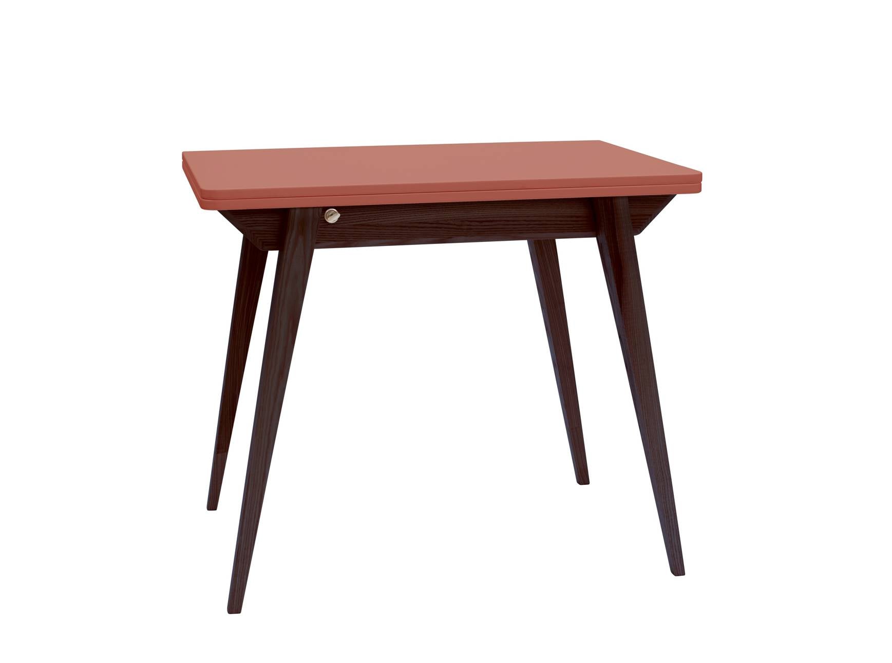 Pink Konvolut Udtrækkeligt 90x65cm Antik Valnød Ragaba Spisebord