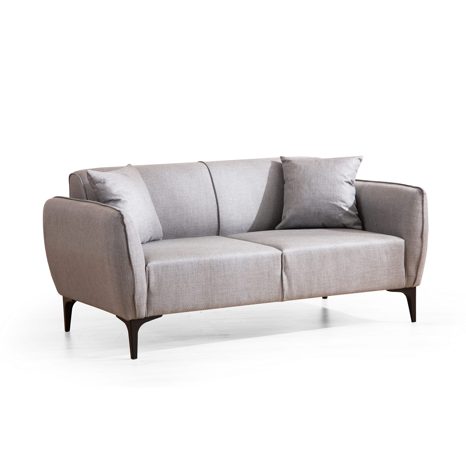 Sort Belissimo Pers Grå Polyester Stof Plast NordvÄrk Sofa - 8683342950510