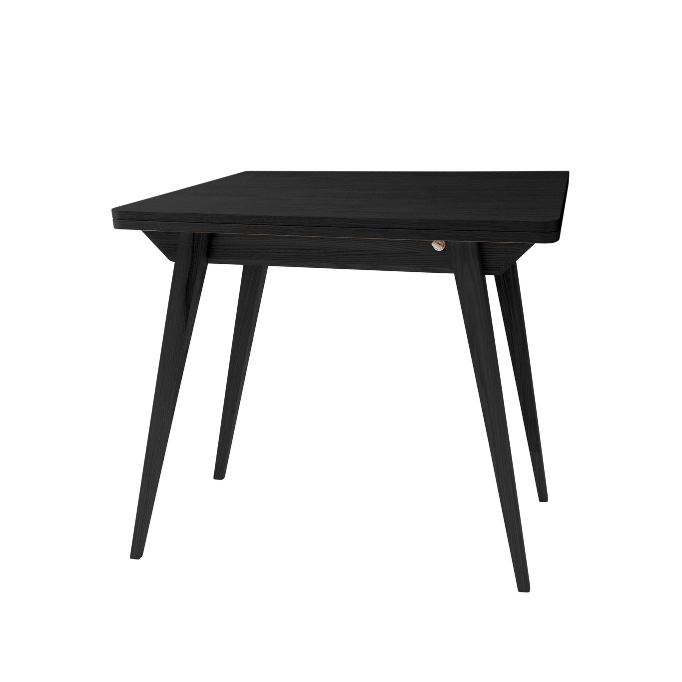 Konvolut Udtrækbart 90x65cm Sortbejdset Plade Ragaba Spisebord