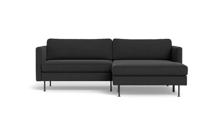 Grå Med Chaiselong Arm Houston Sofa