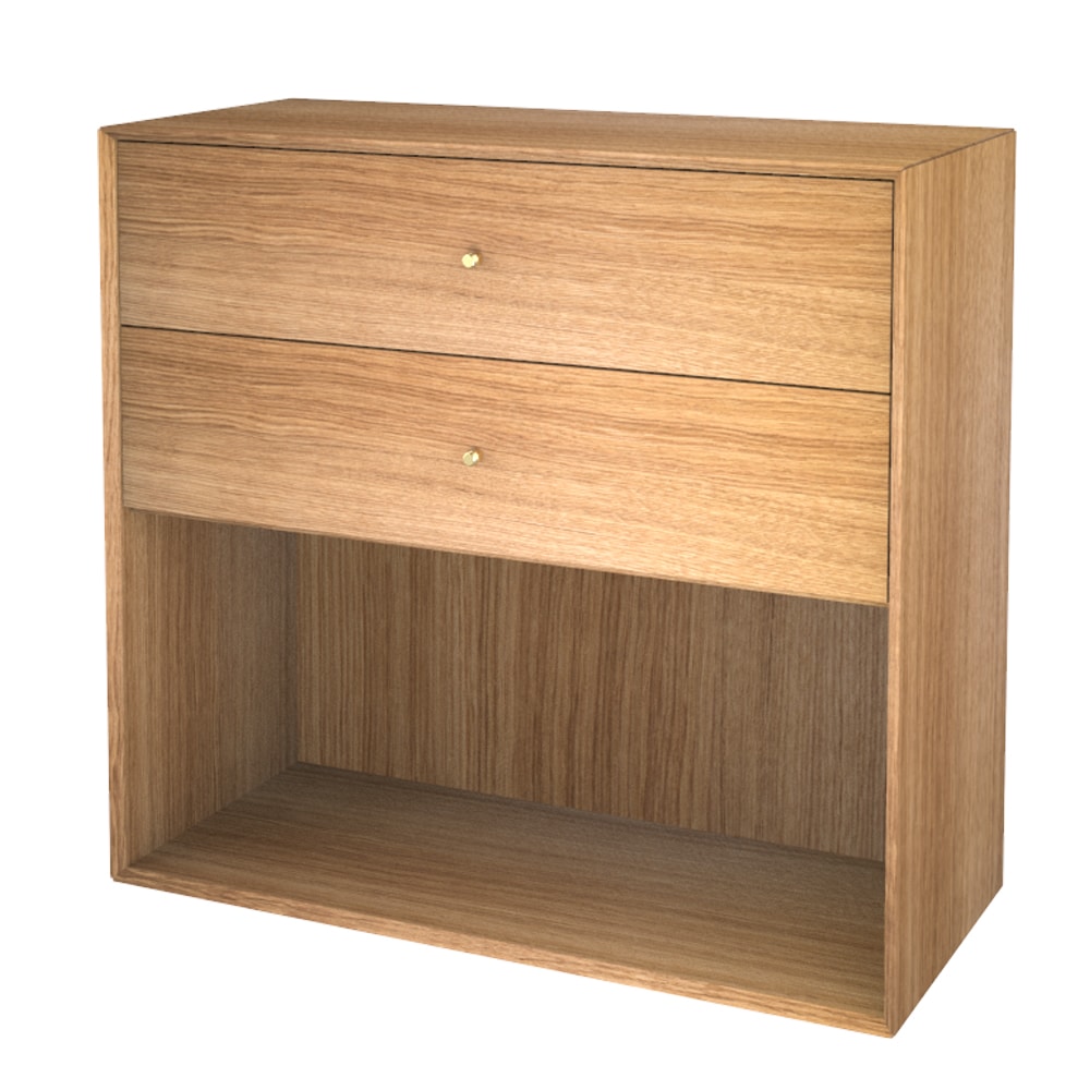 The Wood Box 7176 Skuffer Reol
