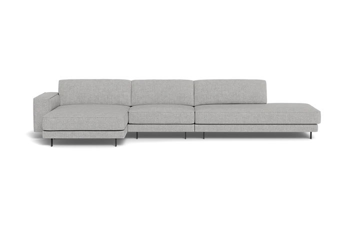 Grå Day Med Chaiselong Open End Med Pedro Arm Samba Sofa