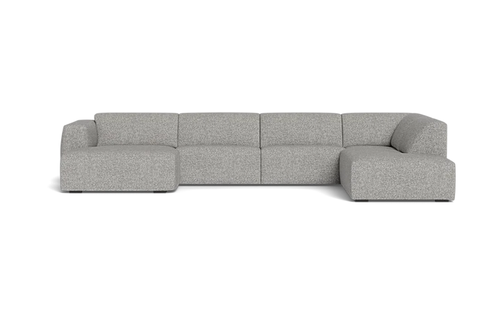 Grå Med Open End Chaiselong Gardenia Sofa