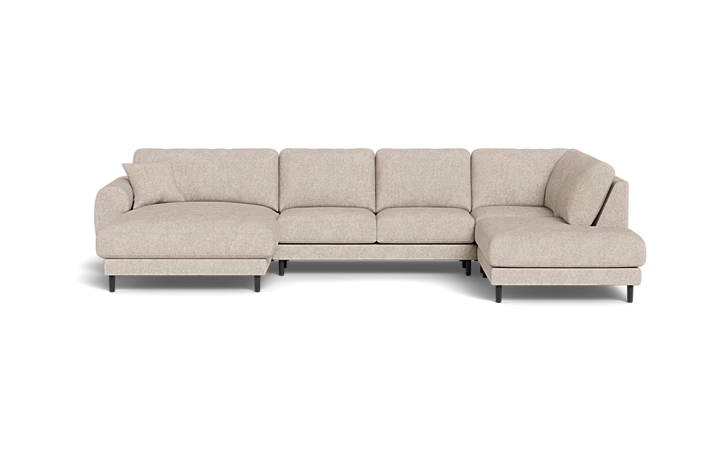 Beige Med Chaiselong Open End Maine Sofa