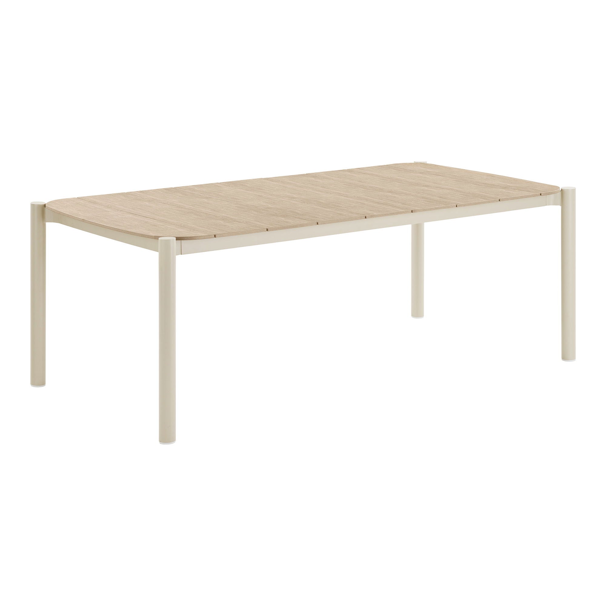 Sand / Natur Abela Aluminium Nonwood Sand Natur 100x200x74 Housenordic Spisebord - 5713917041770