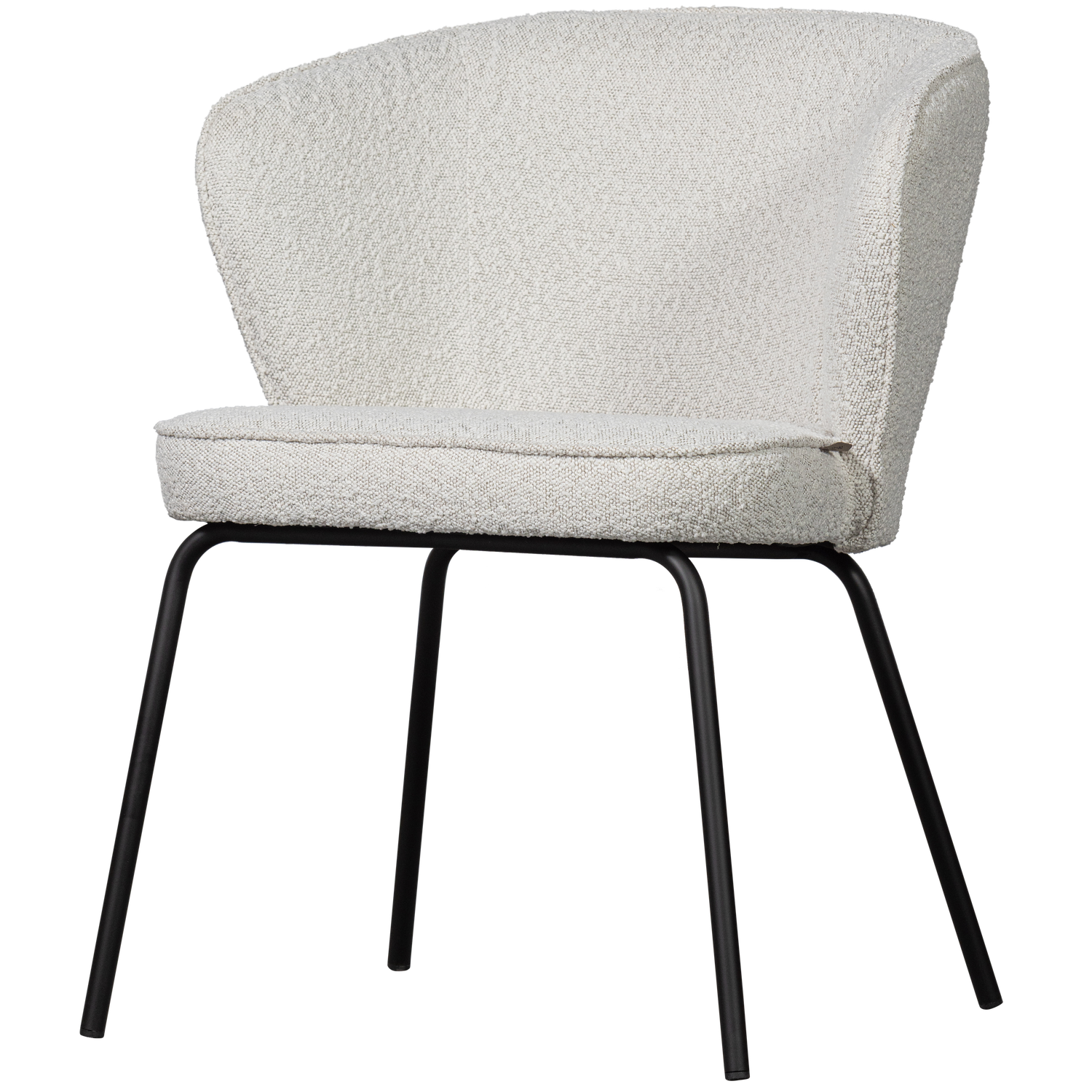 Admit Boucle Natural 77x60x59 Woood Spisestol - 8714713175246