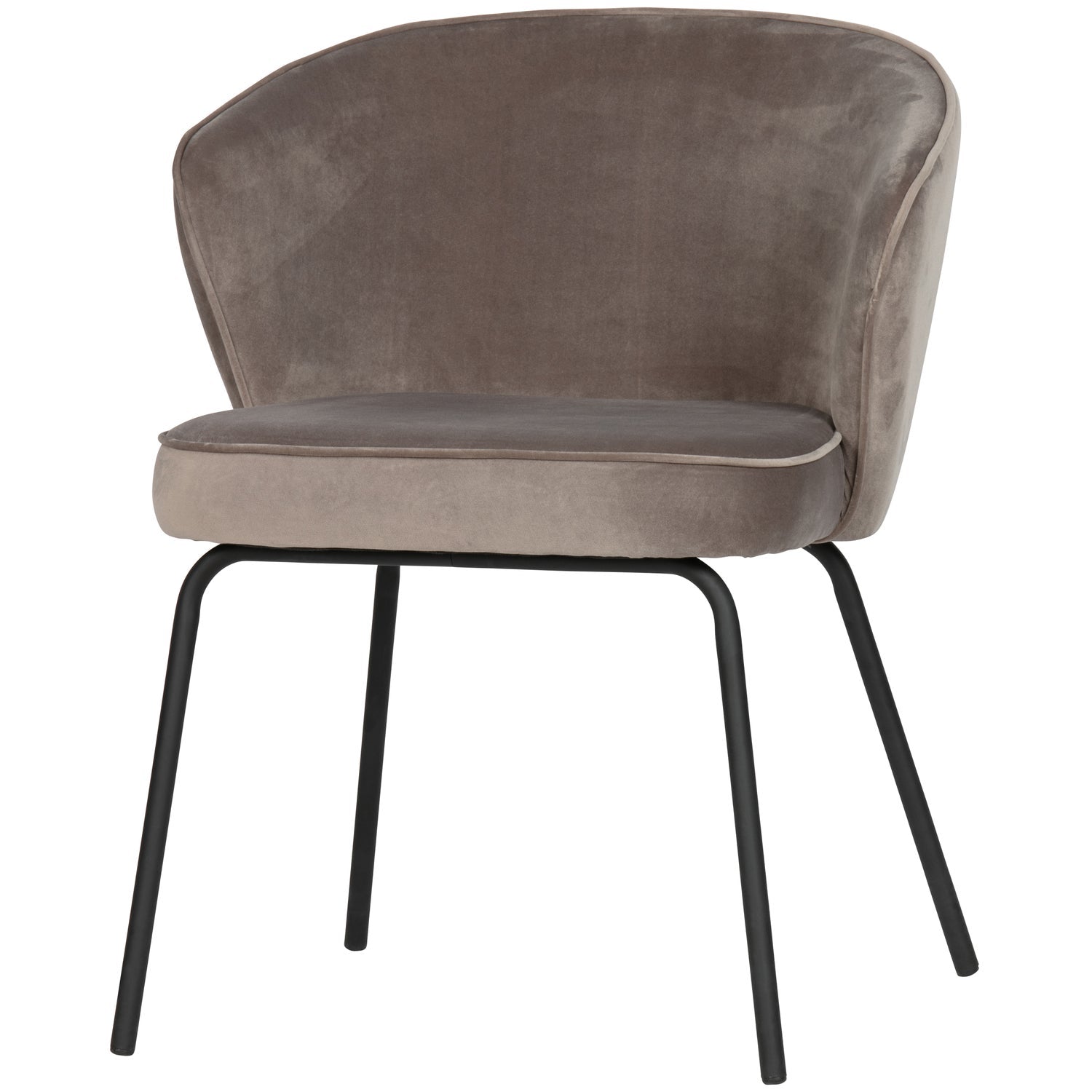 Admit Velour Khaki 77x60x59 Woood Spisestol - 8714713095469