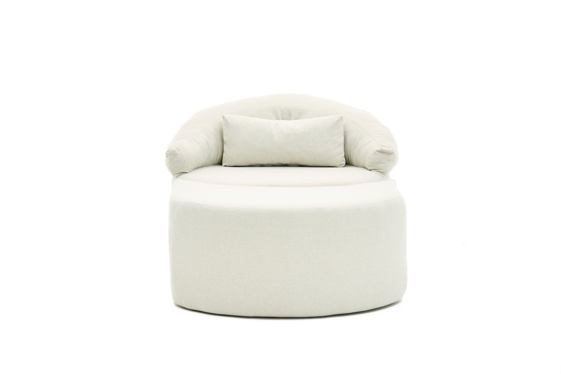 Pitta Armlæn Pude Creme Polyester NordvÄrk Lænestol - 8684283916900