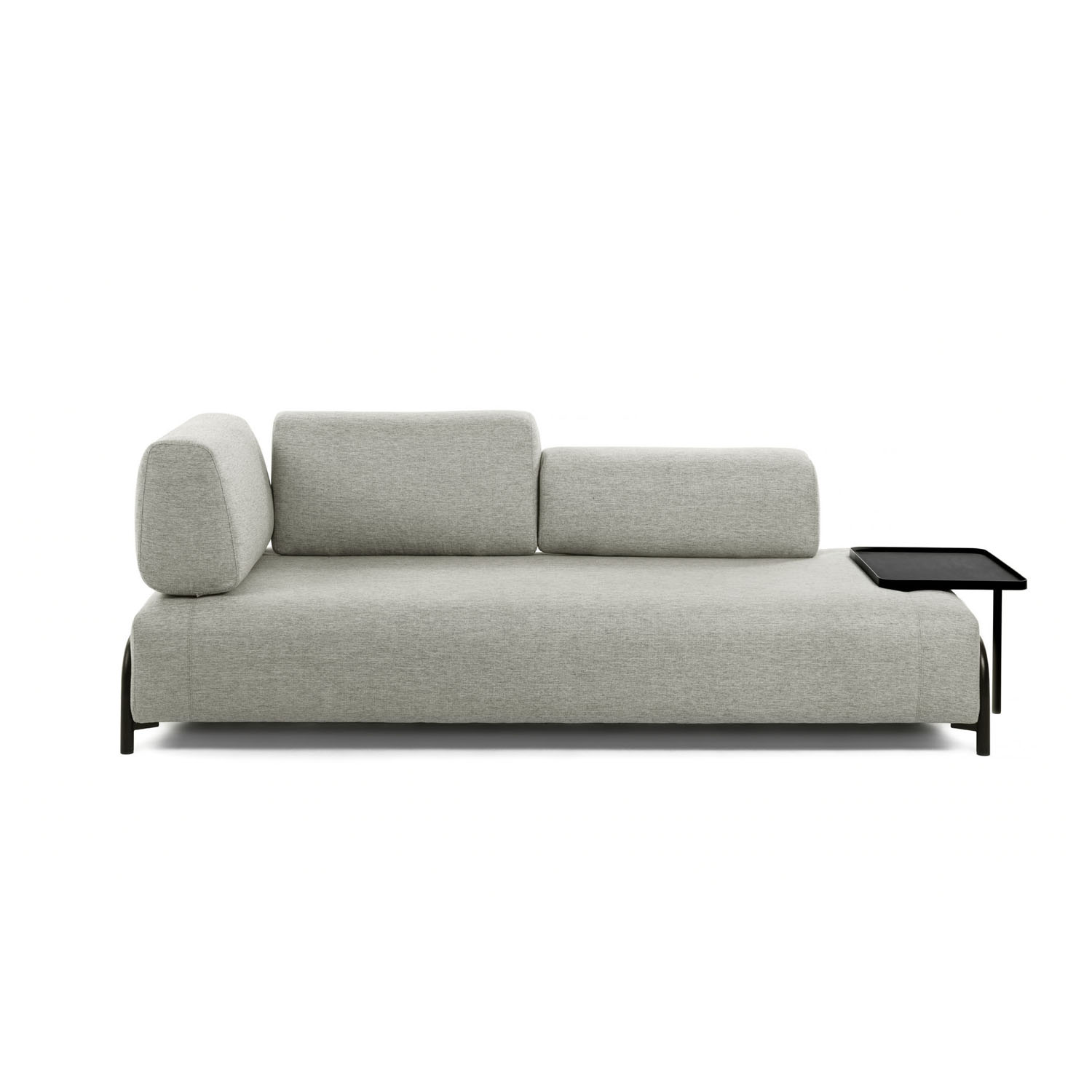 Beige Compo Pers Stor Bakke Stof Metal Kave Home Sofa - 8433840553061