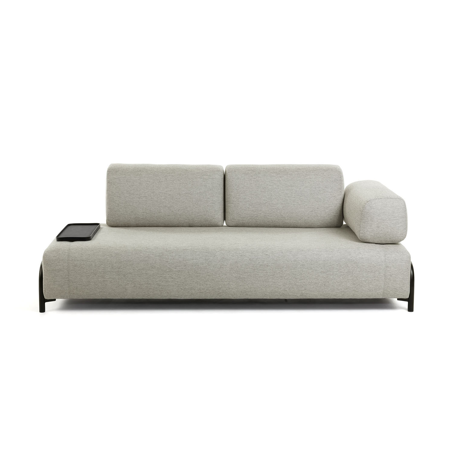 Beige Compo Pers Lille Bakke Stof Metal Kave Home Sofa - 8433840553078