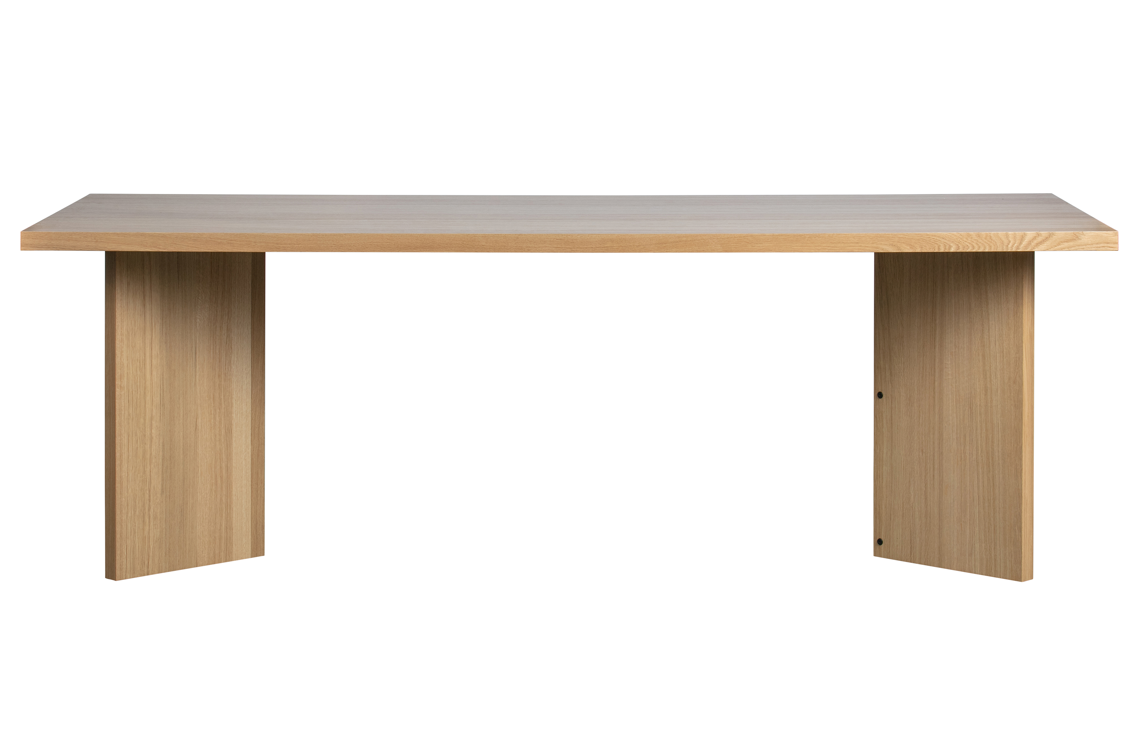 Natur Angle Rektangulær Egetræsfinr 220x90 Vtwonen Spisebord - 8714713125241