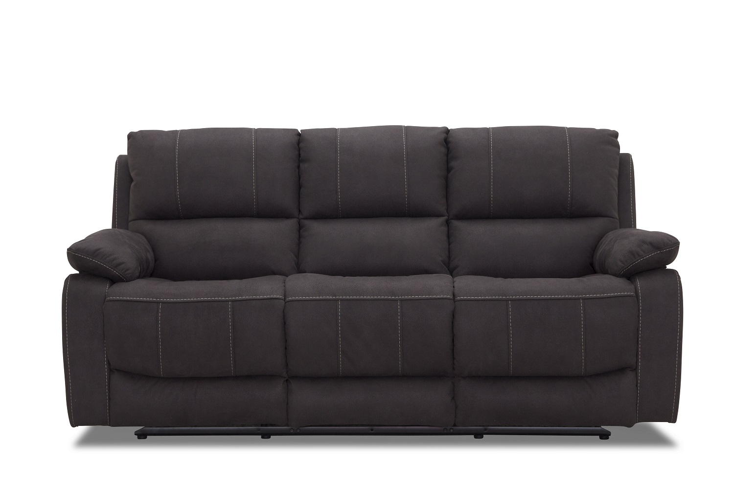 Brun Haga Texas Pers Recliner Grå T Stof Haga Gruppen Sofa
