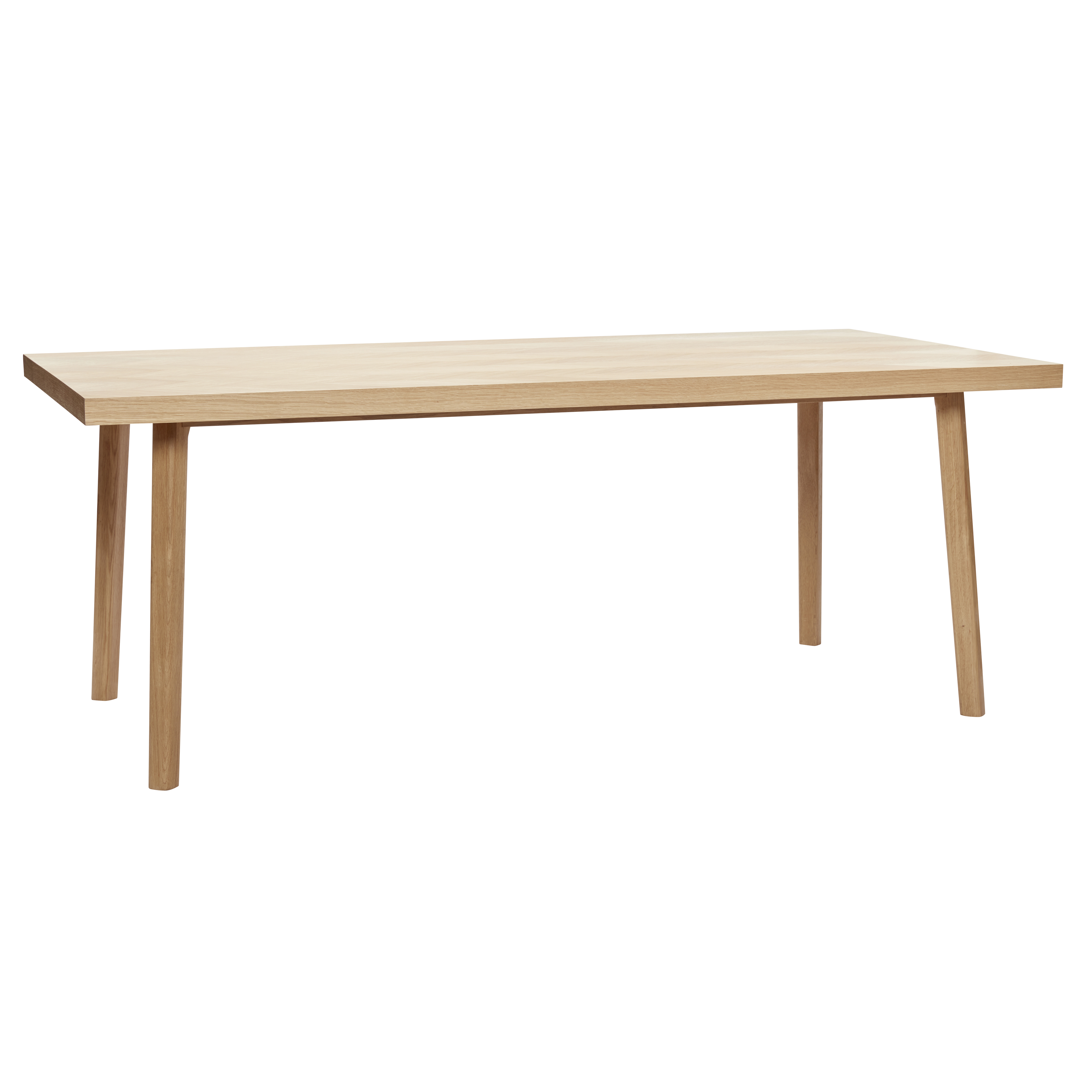 Herringbone EgetrÆ Sildeben Natur 200 Hübsch Spisebord - 5712772108642