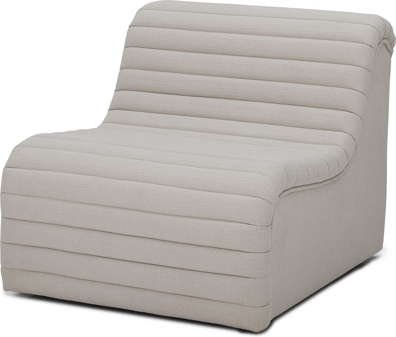 Natur Loungestol Allure Polyester Fyrretræ H73xb79xl95 Bloomingville Lænestol - 5711173287031