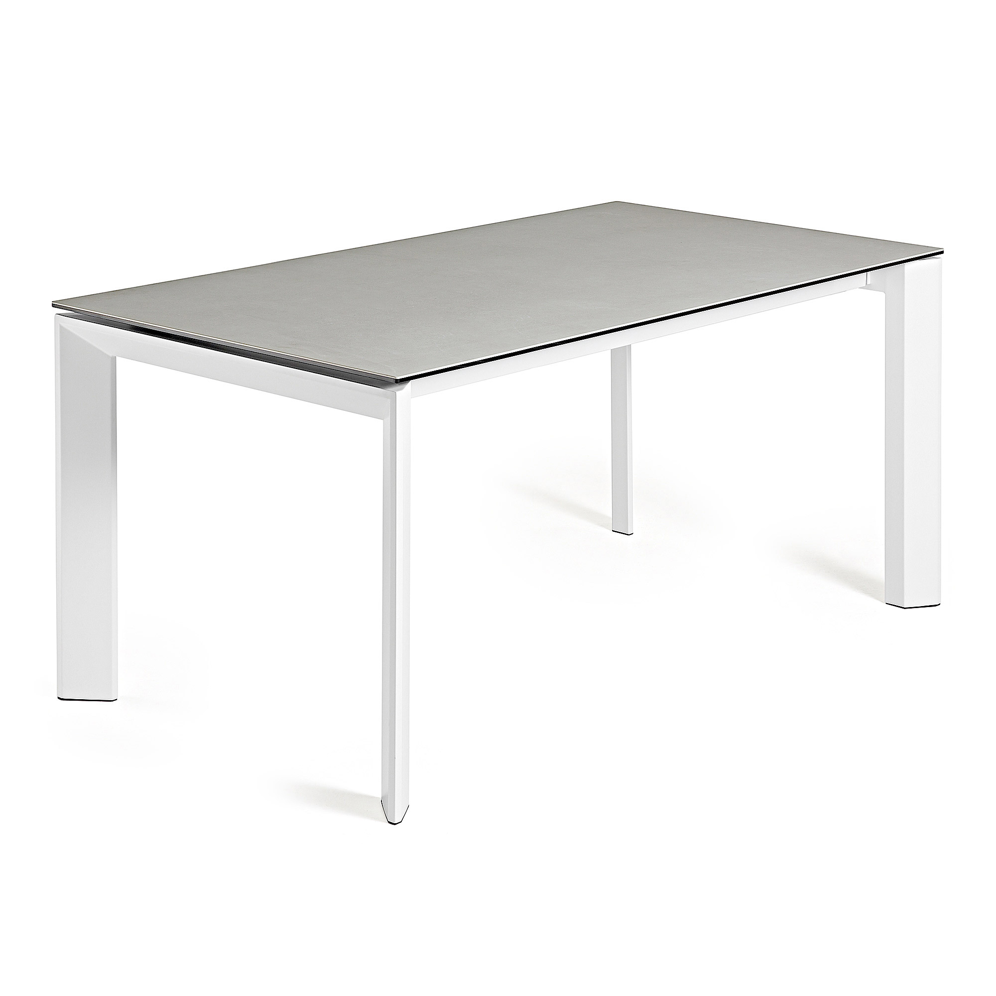 Hvid Axis Butterflybordplade Hydra Lead Porcelæn Stål 140200 Kave Home Spisebord - 8433840382883