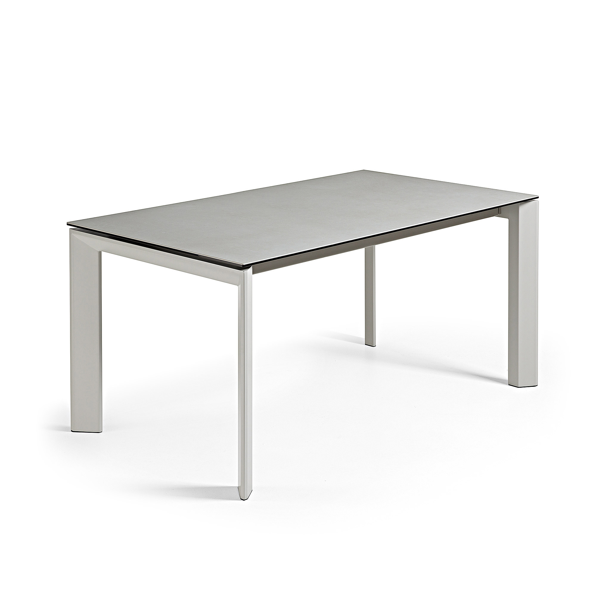 Grå Axis Butterflybordplade Hydra Lead Porcelæn Stål 140200 Kave Home Spisebord - 8433840382845
