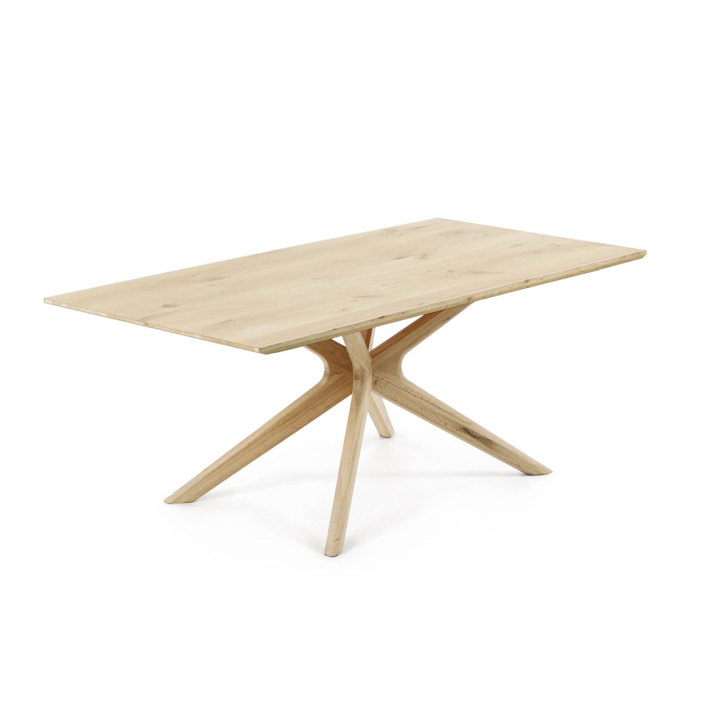 Hvid Armande Rektangulær Vasket Egefinr 200x100 Kave Home Spisebord - 8433840472041
