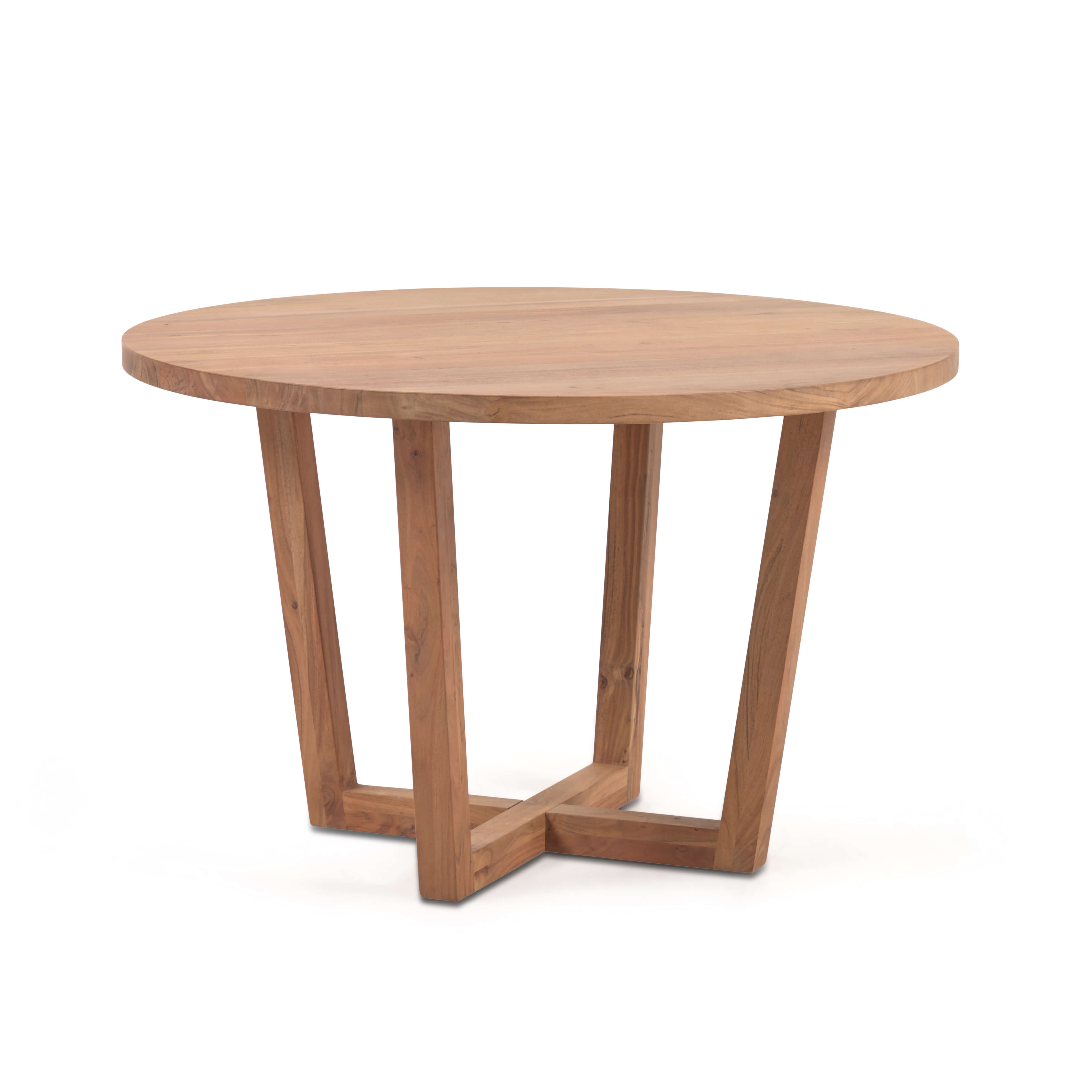 Natur Nahla Rund Akacietræ Ø120 Kave Home Spisebord - 8433840667584