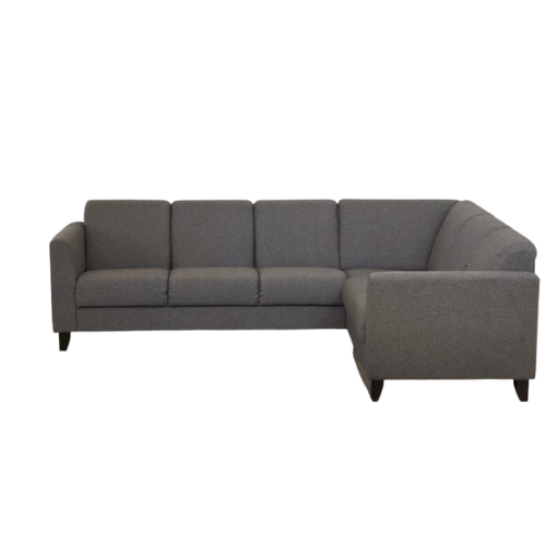 Kreta Hjørne Grå Stof Vendbar Chaiselong Comfort Living Sofa